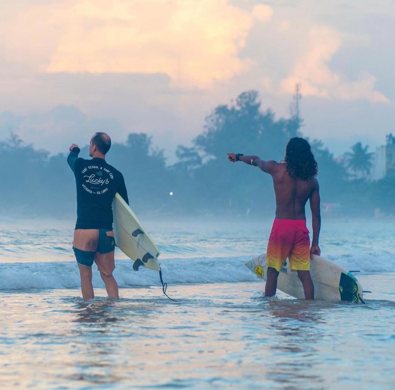 Bed and Breakfast Lucky'S Surf Camp Weligama Exterior foto